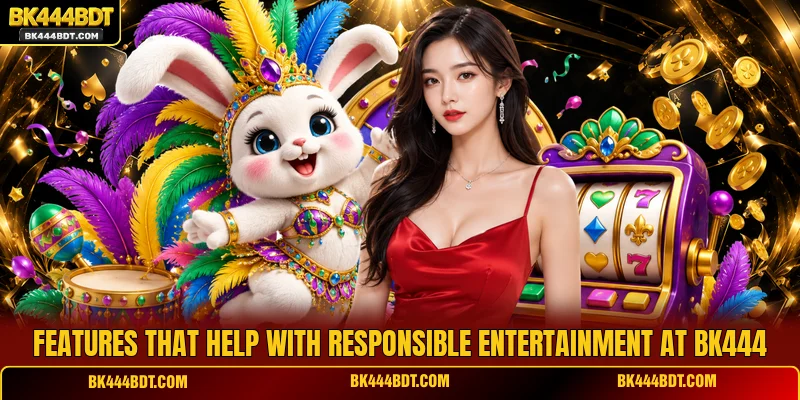 Features that help with responsible entertainment at BK444