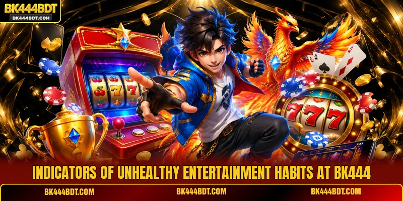 Indicators of unhealthy entertainment habits at BK444